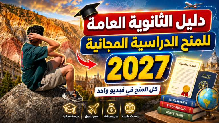 دليل طلاب الثانوية العامة لجميع المنح الدراسية المجانية 2027